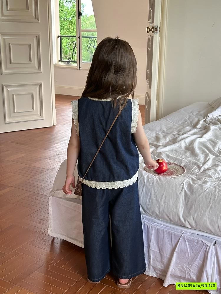 SÉT DENIM QUẦN SUÔNG 25C147 AMBB