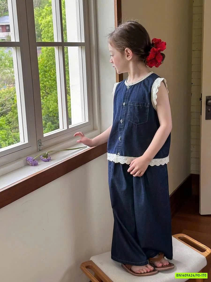 SÉT DENIM QUẦN SUÔNG 25C147 AMBB