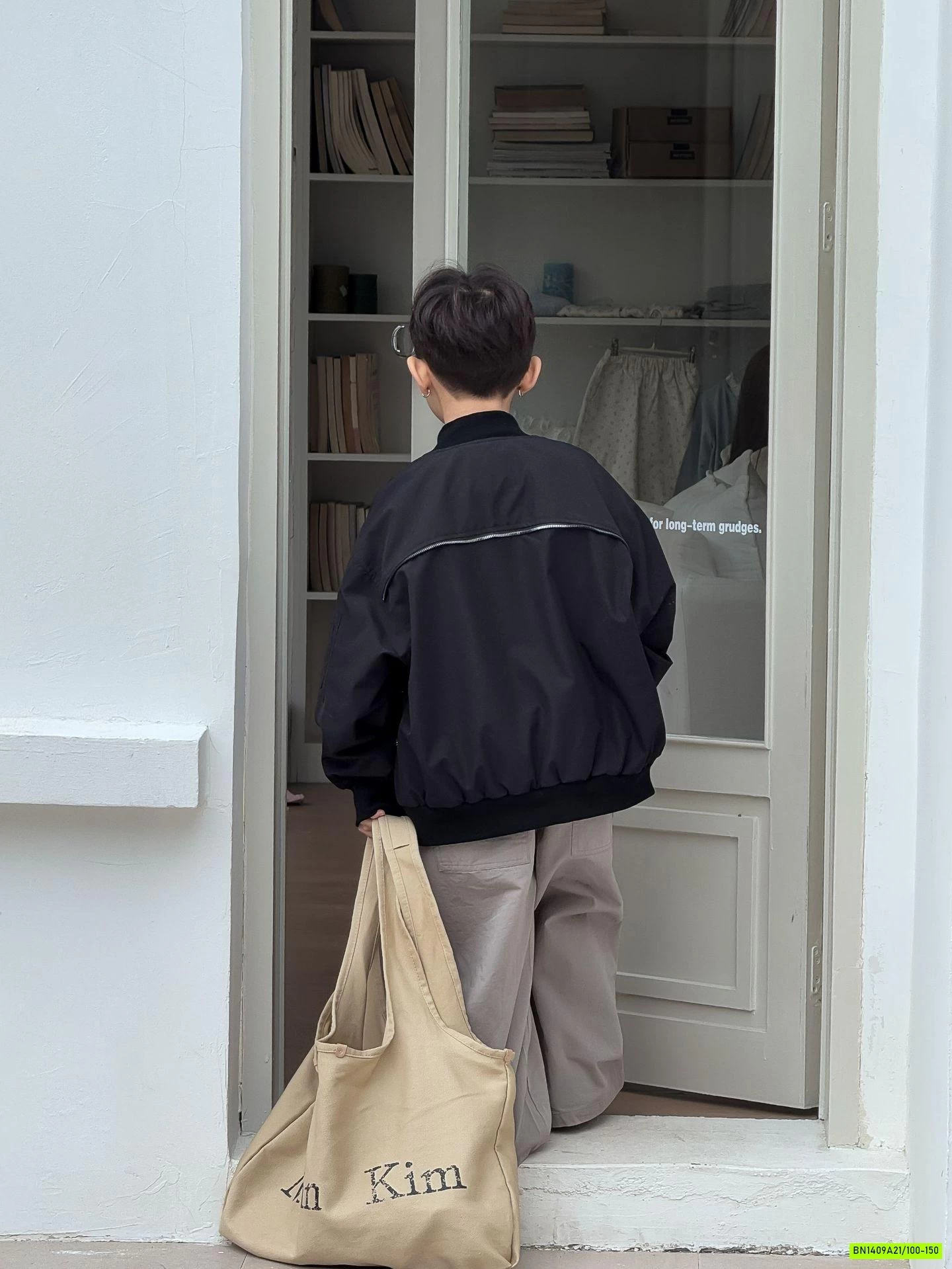 KHOÁC GIÓ BOMBER ĐEN