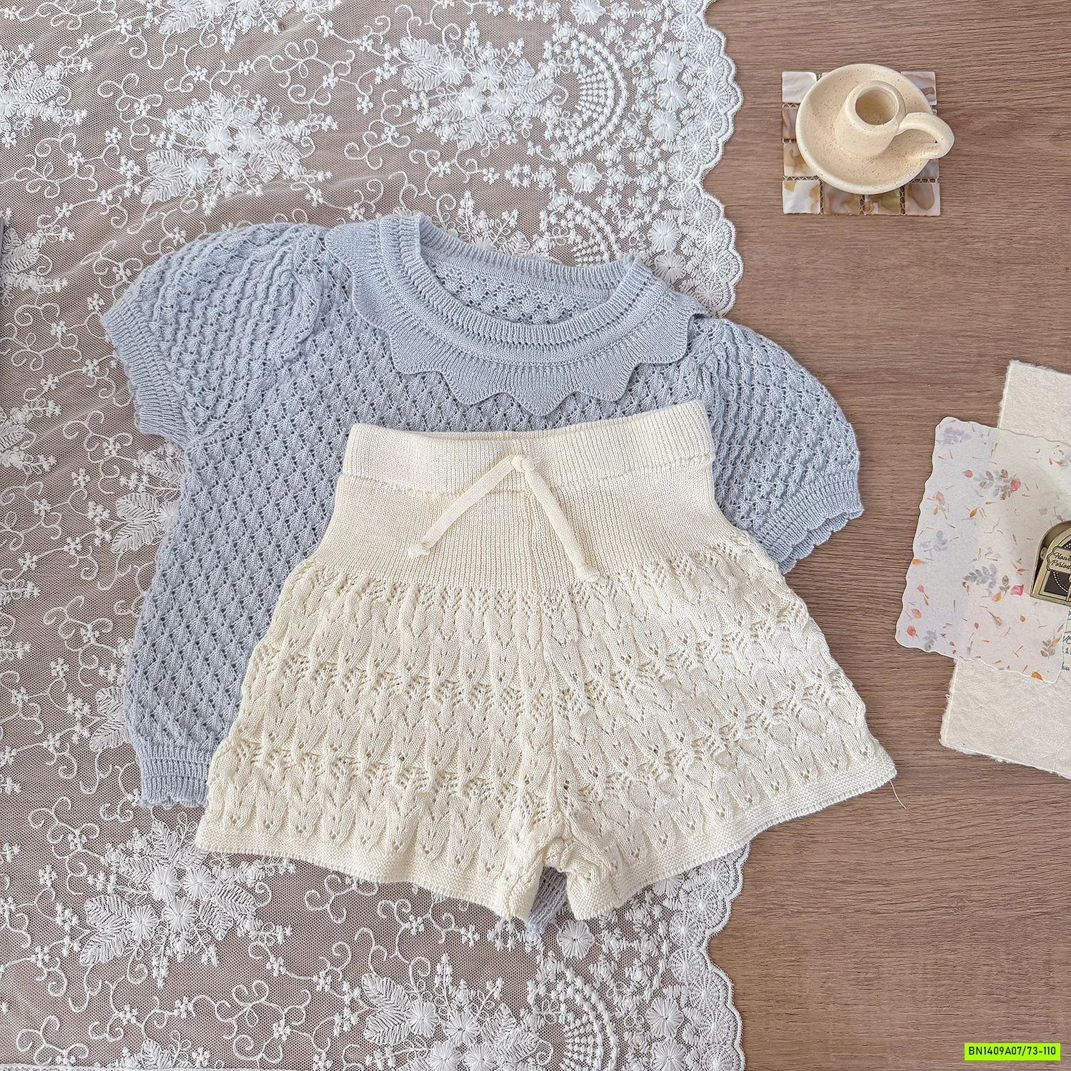 SHORT LEN DỆT CẠP CAO CUTEMILY