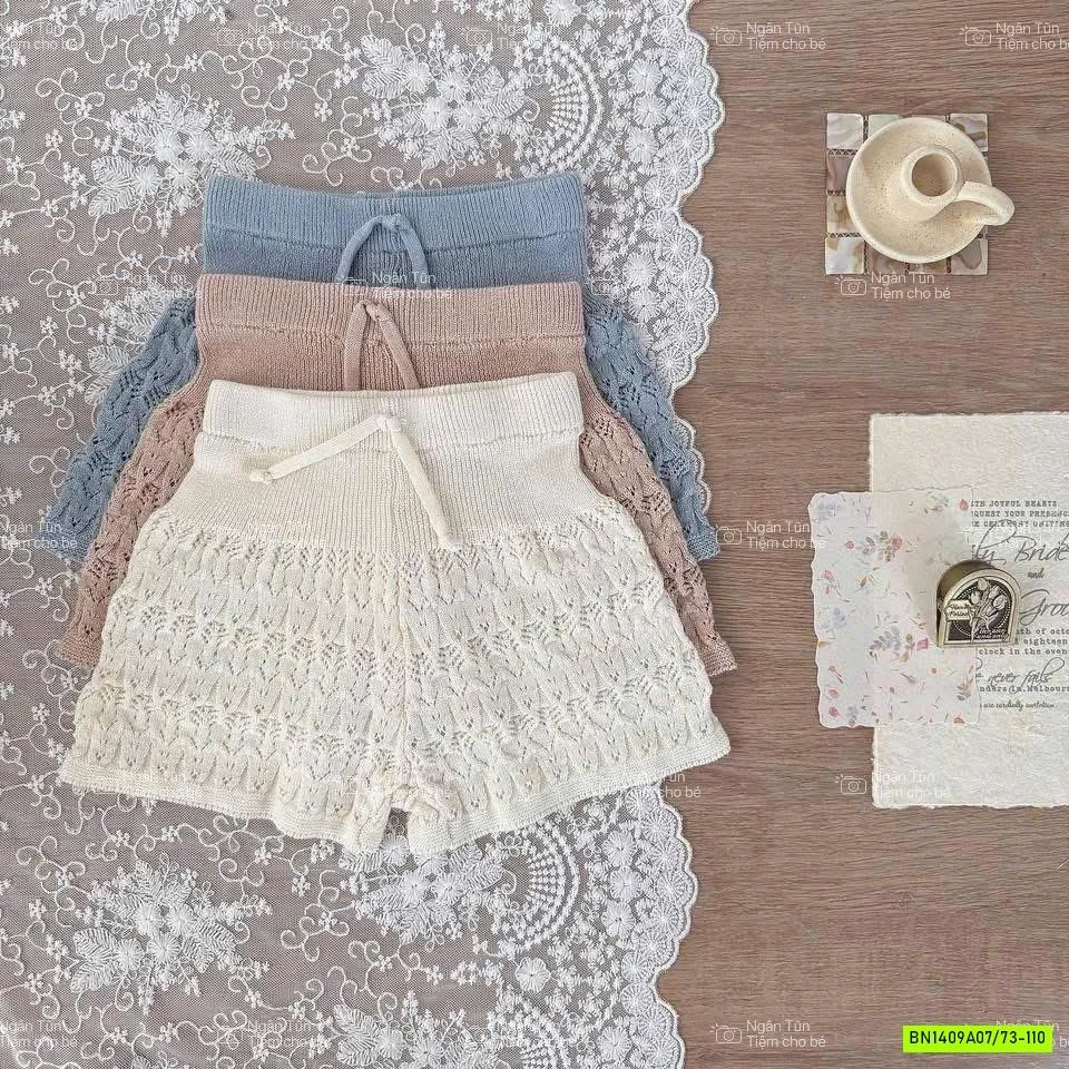 SHORT LEN DỆT CẠP CAO CUTEMILY