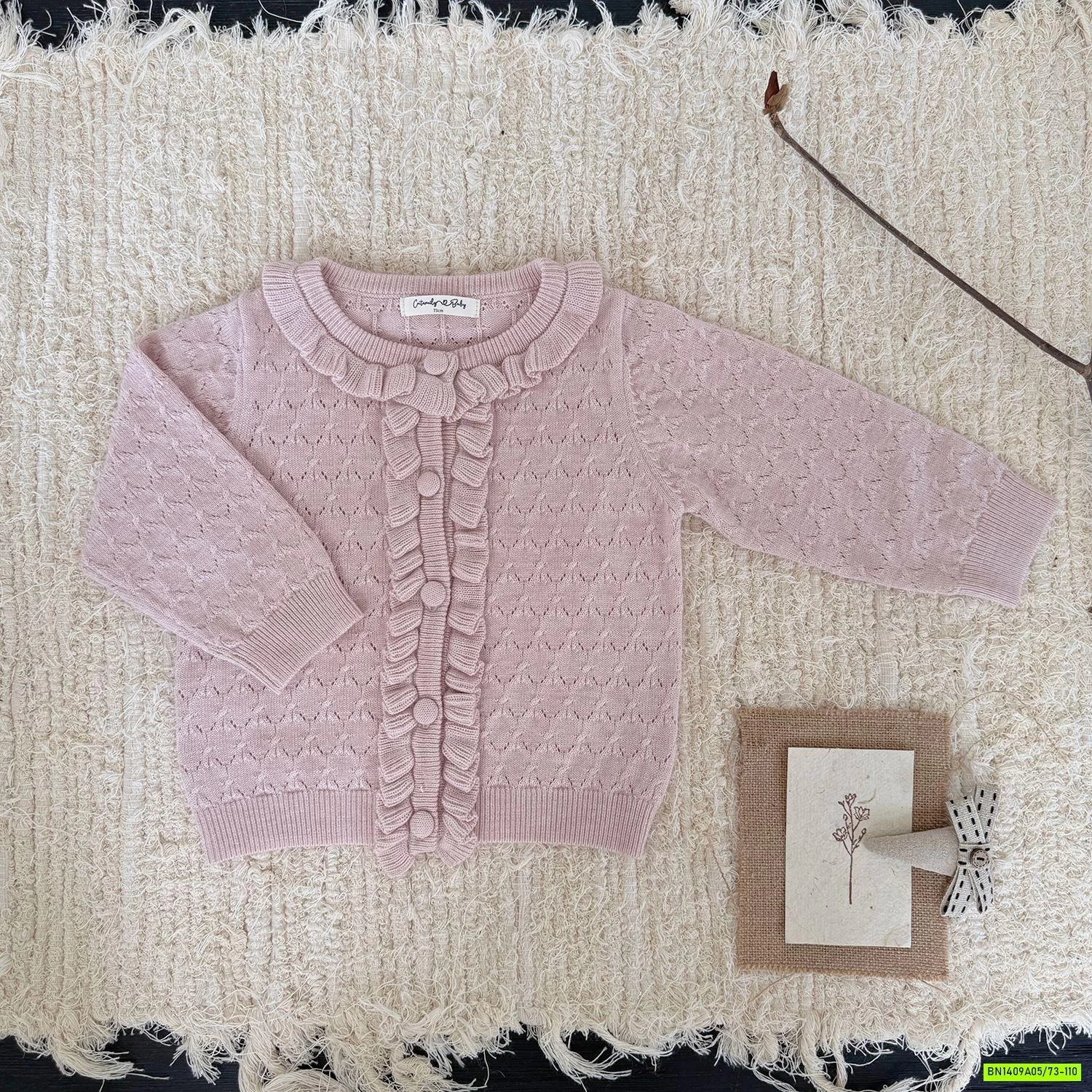 CARDIGAN LEN BÈO NHÚN CUTEMILY