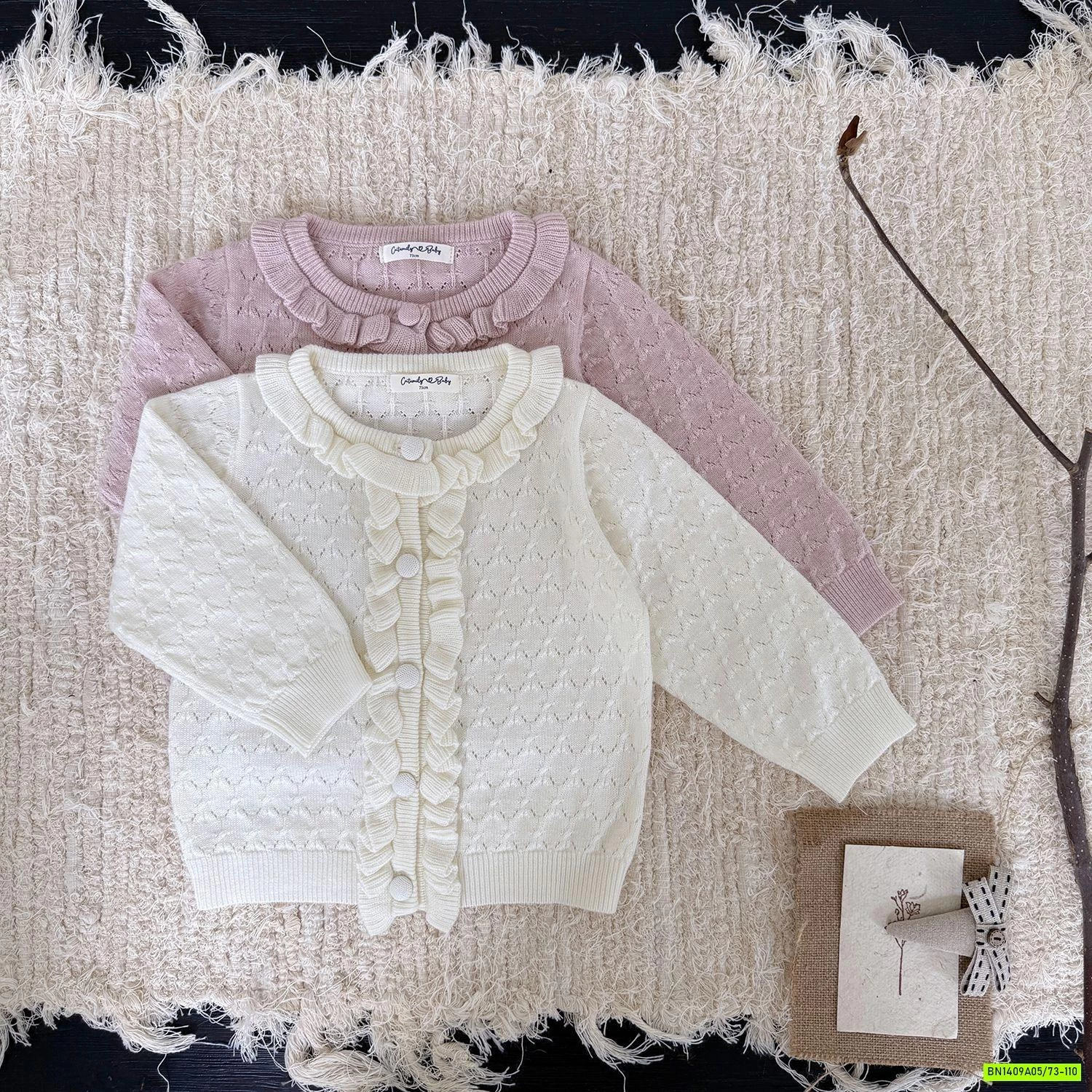 CARDIGAN LEN BÈO NHÚN CUTEMILY