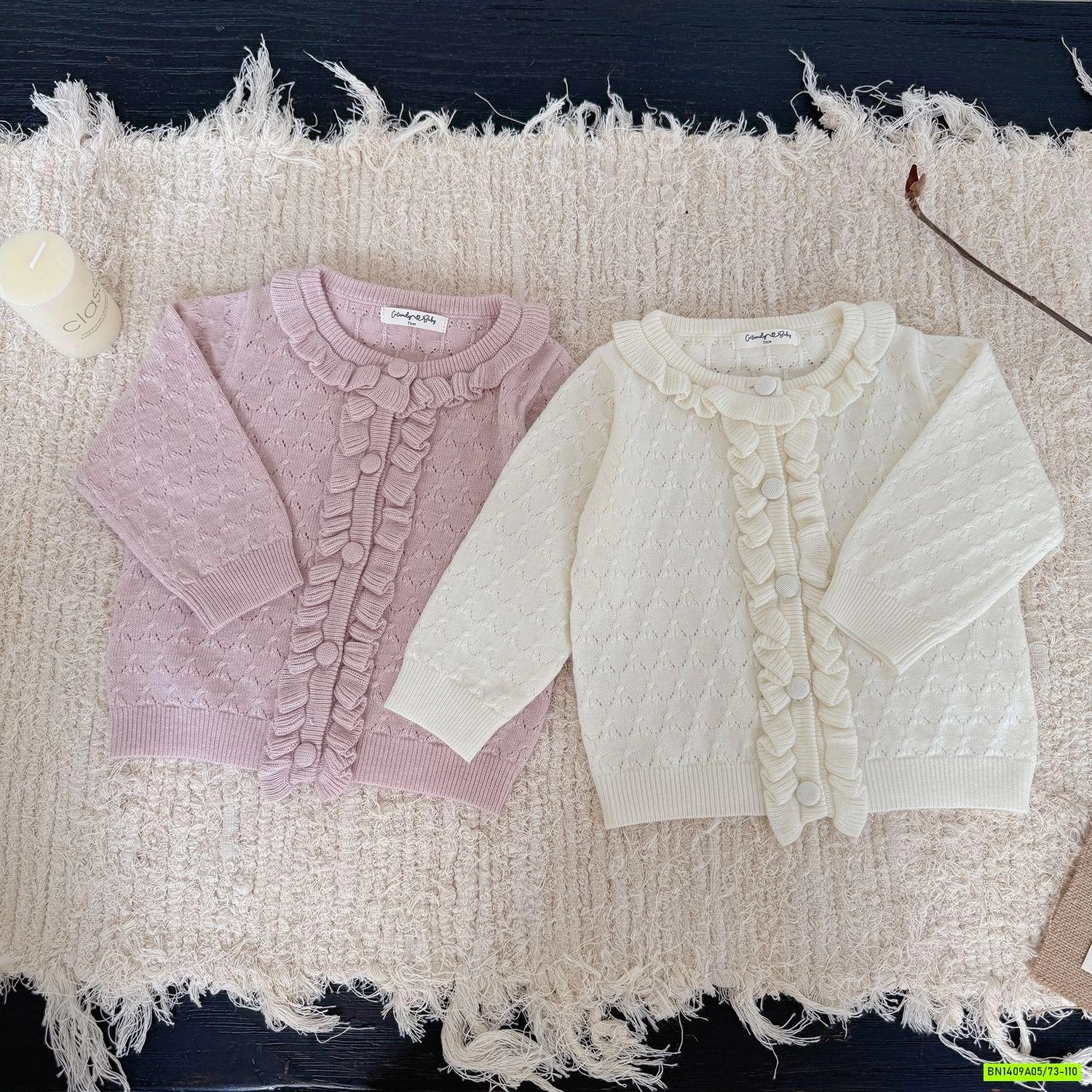 CARDIGAN LEN BÈO NHÚN CUTEMILY