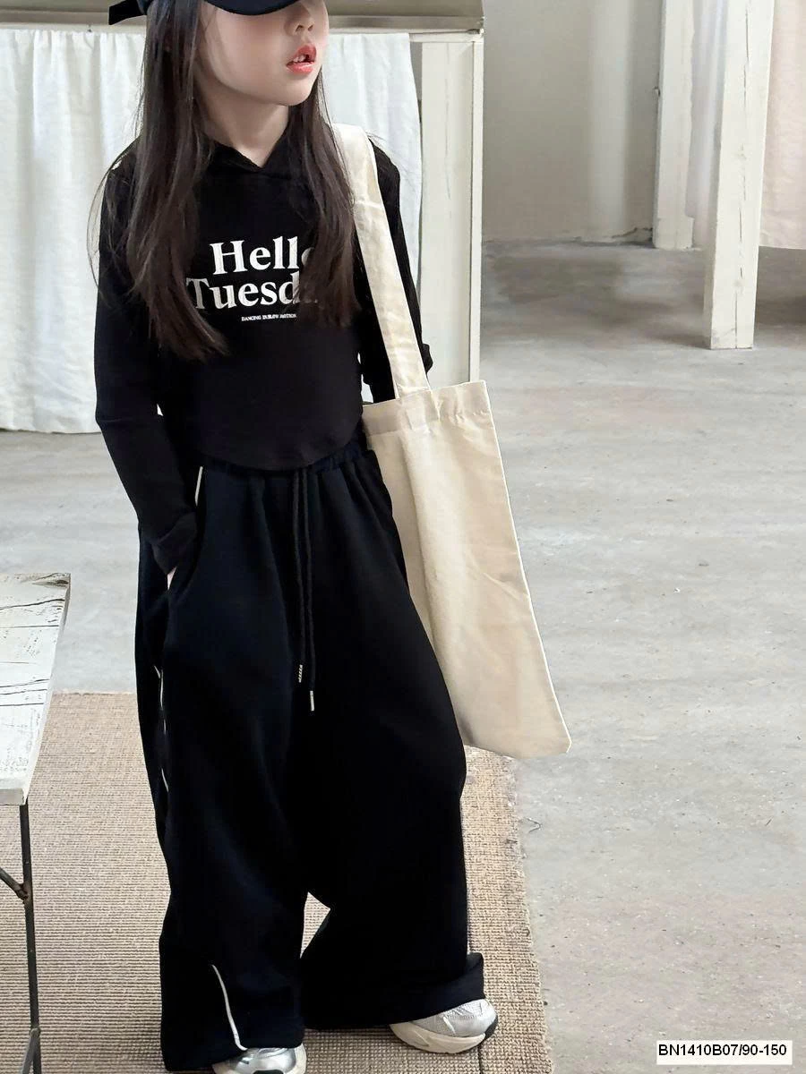 ÁO HOODIE THUN GÂN CHO BÉ