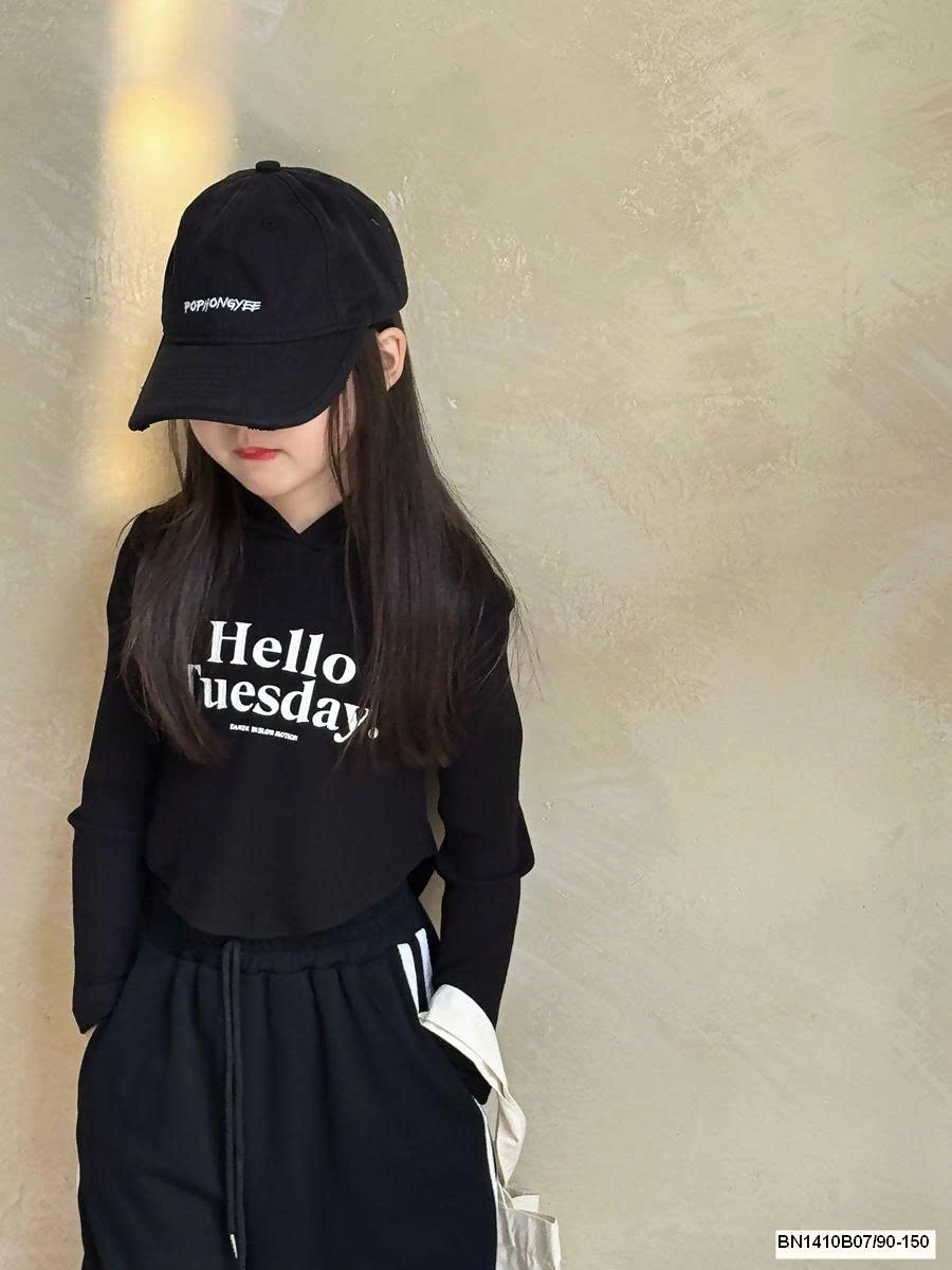 ÁO HOODIE THUN GÂN CHO BÉ