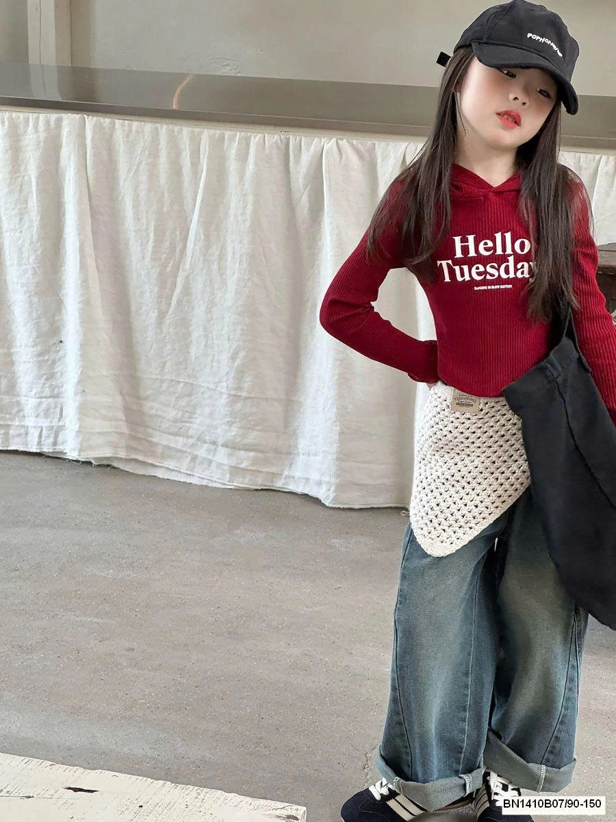 ÁO HOODIE THUN GÂN CHO BÉ