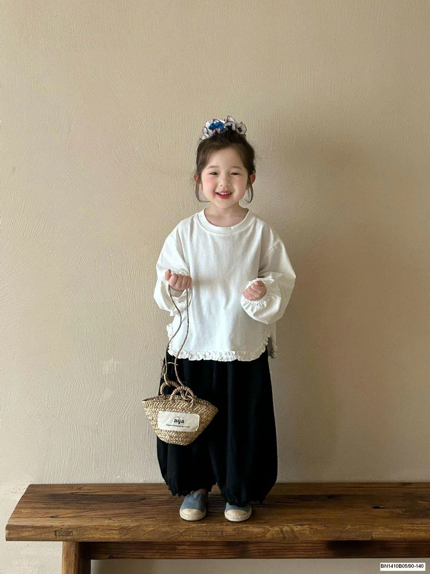 ÁO THUN DÁNG RỘNG VẠT TÔM MIX QUẦN ỐNG RỘNG