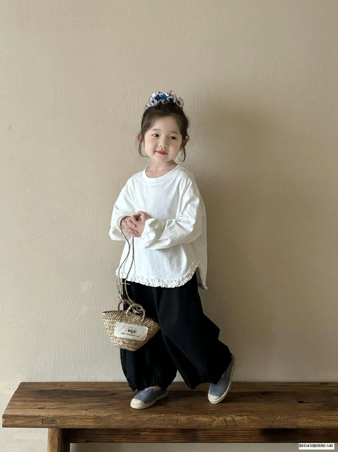 ÁO THUN DÁNG RỘNG VẠT TÔM MIX QUẦN ỐNG RỘNG