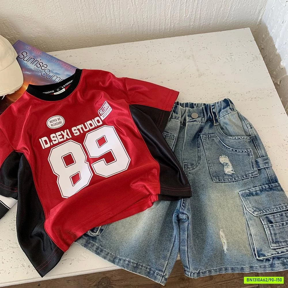 ÁO THỂ THAO ĐỎ SỐ 89