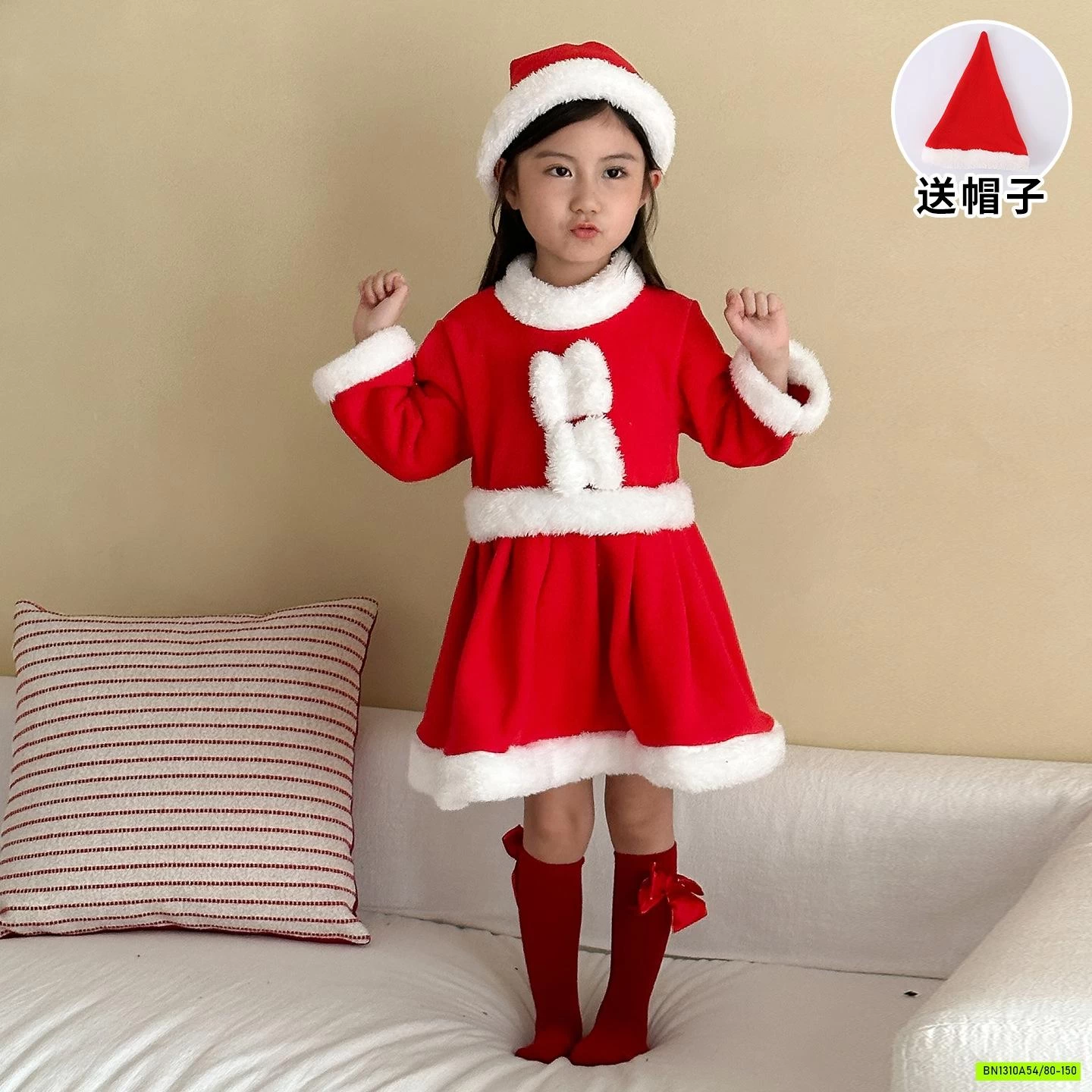 COUPLE NỈ NOEL ĐỎ