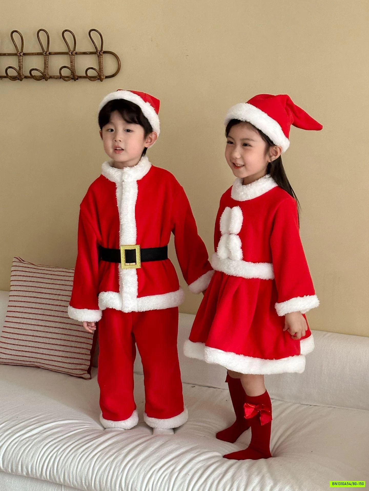 COUPLE NỈ NOEL ĐỎ