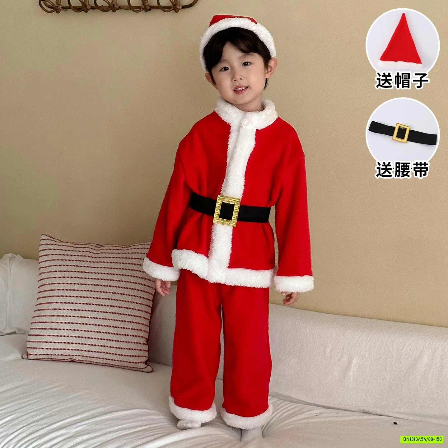 COUPLE NỈ NOEL ĐỎ