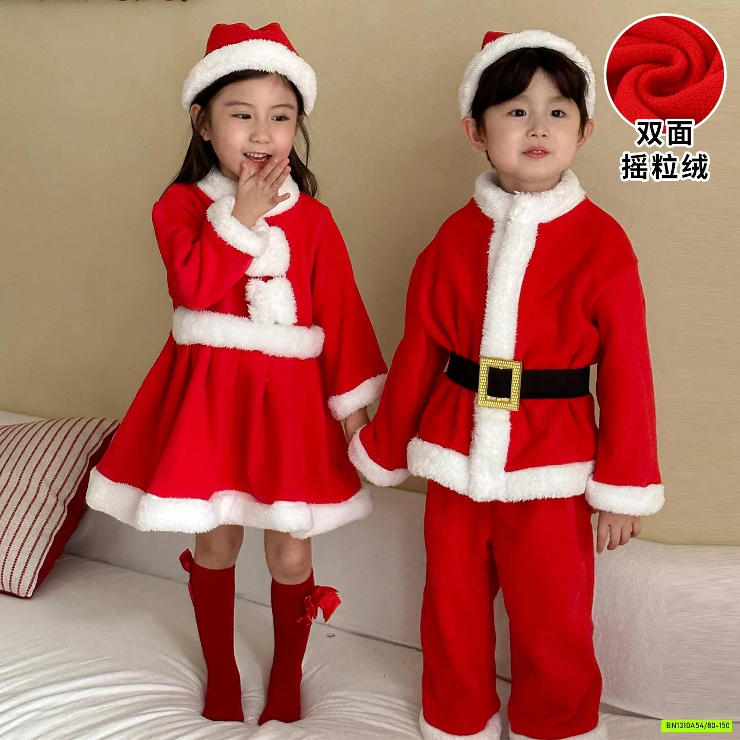 COUPLE NỈ NOEL ĐỎ