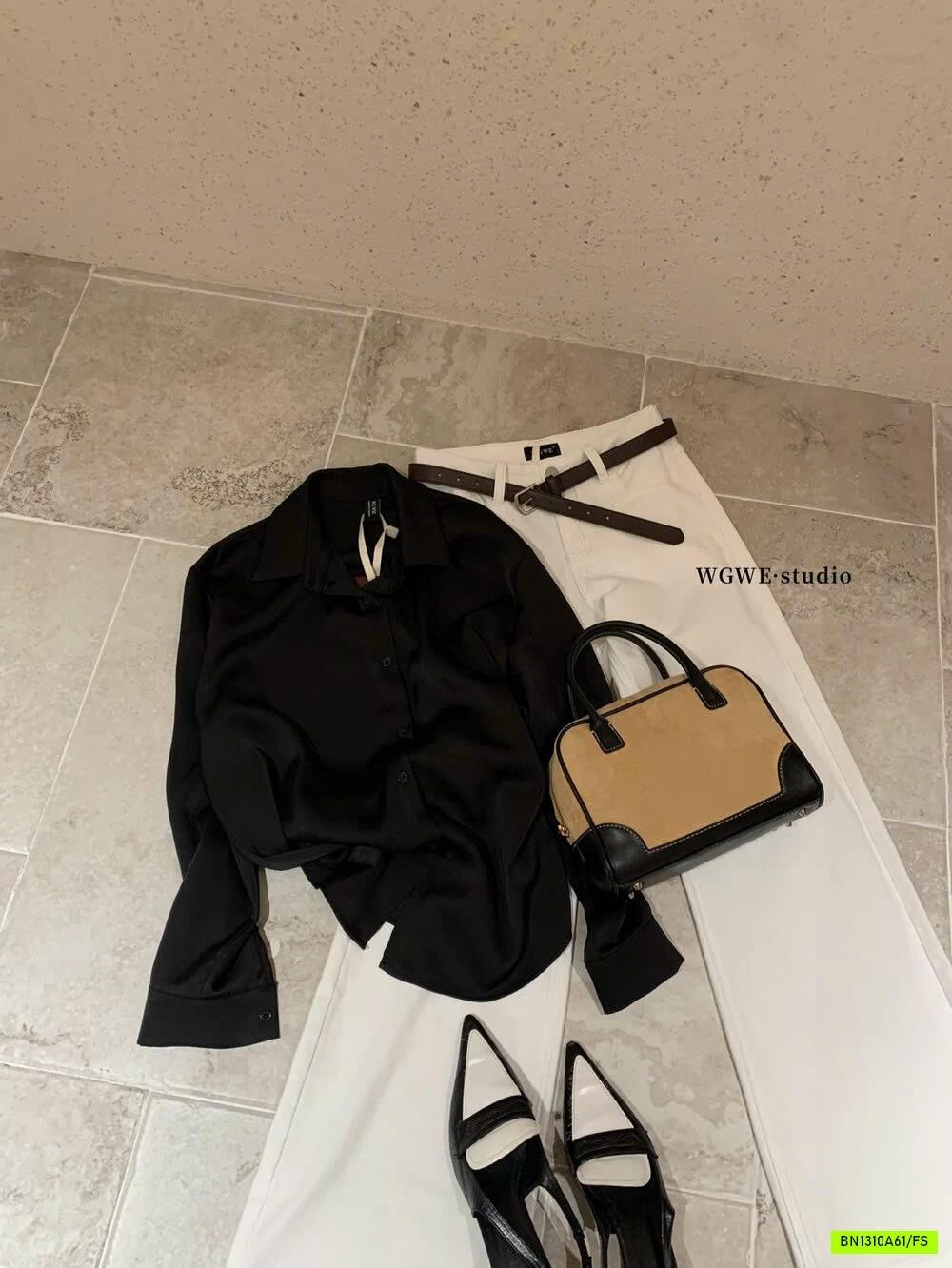 SƠ MI LỤA TAY RÚT CÁCH ĐIỆU WGWE7604