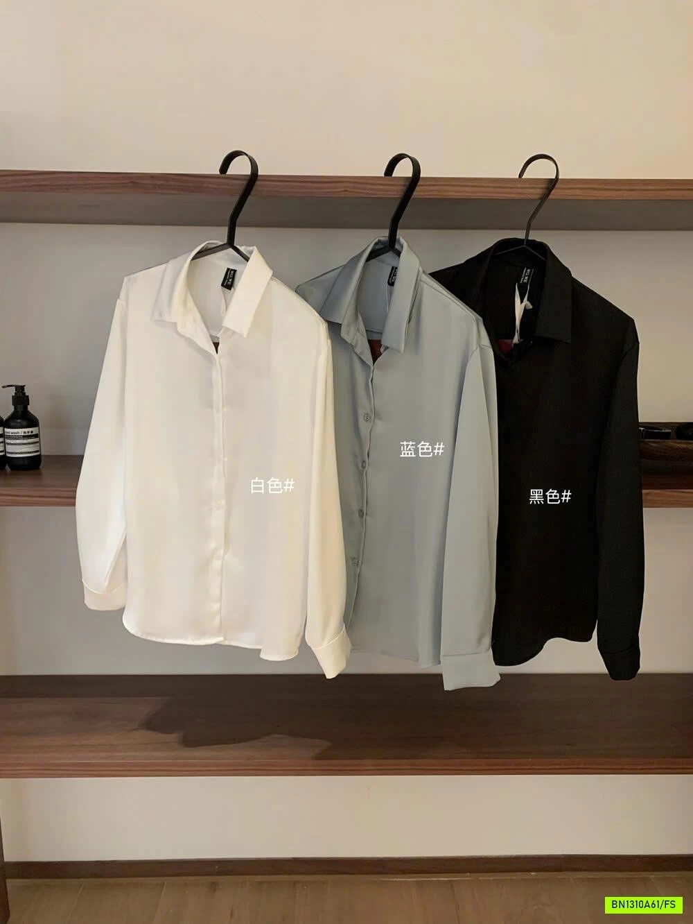 SƠ MI LỤA TAY RÚT CÁCH ĐIỆU WGWE7604