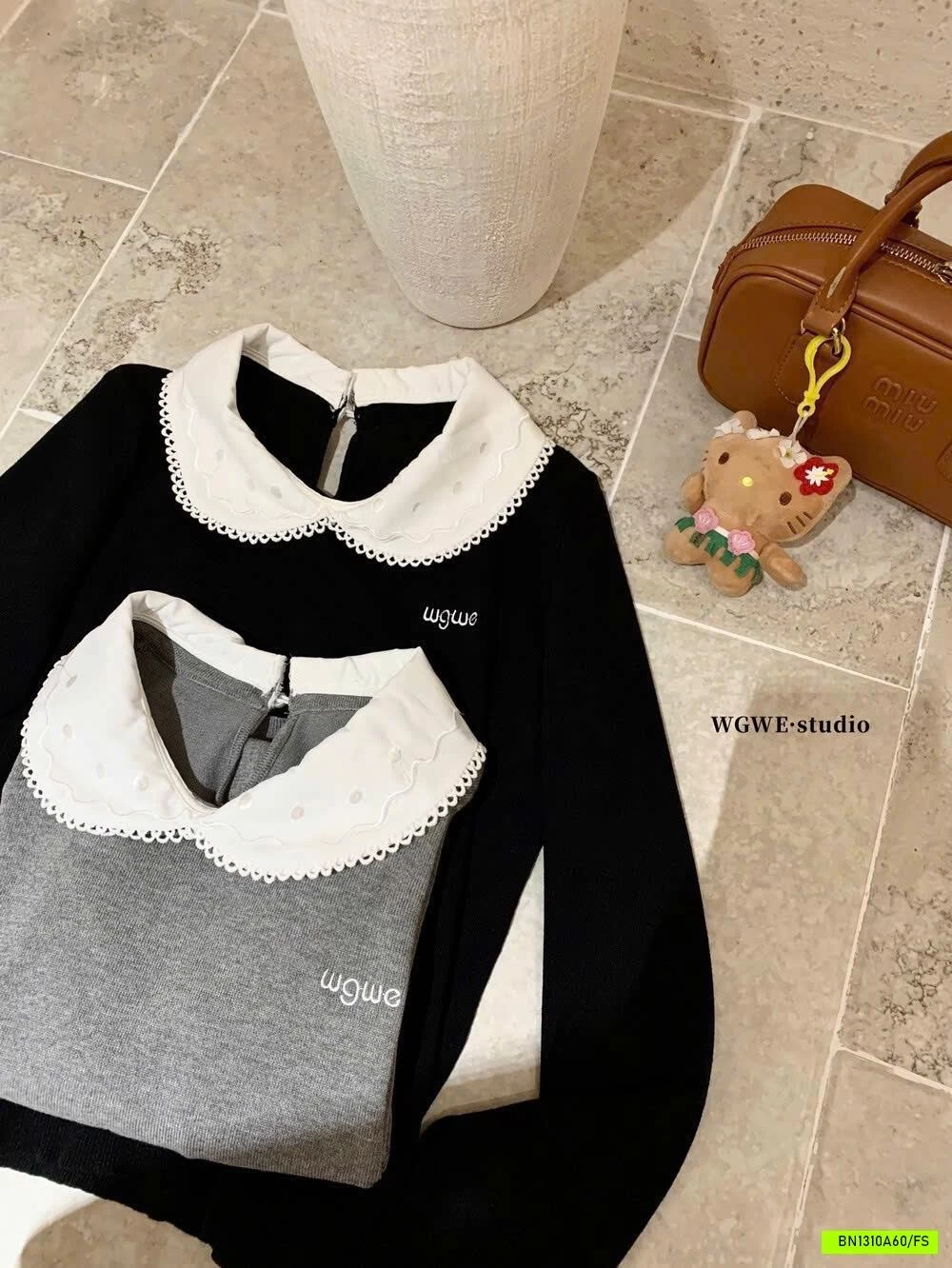 ÁO LEN CỔ SEN WGWE7131