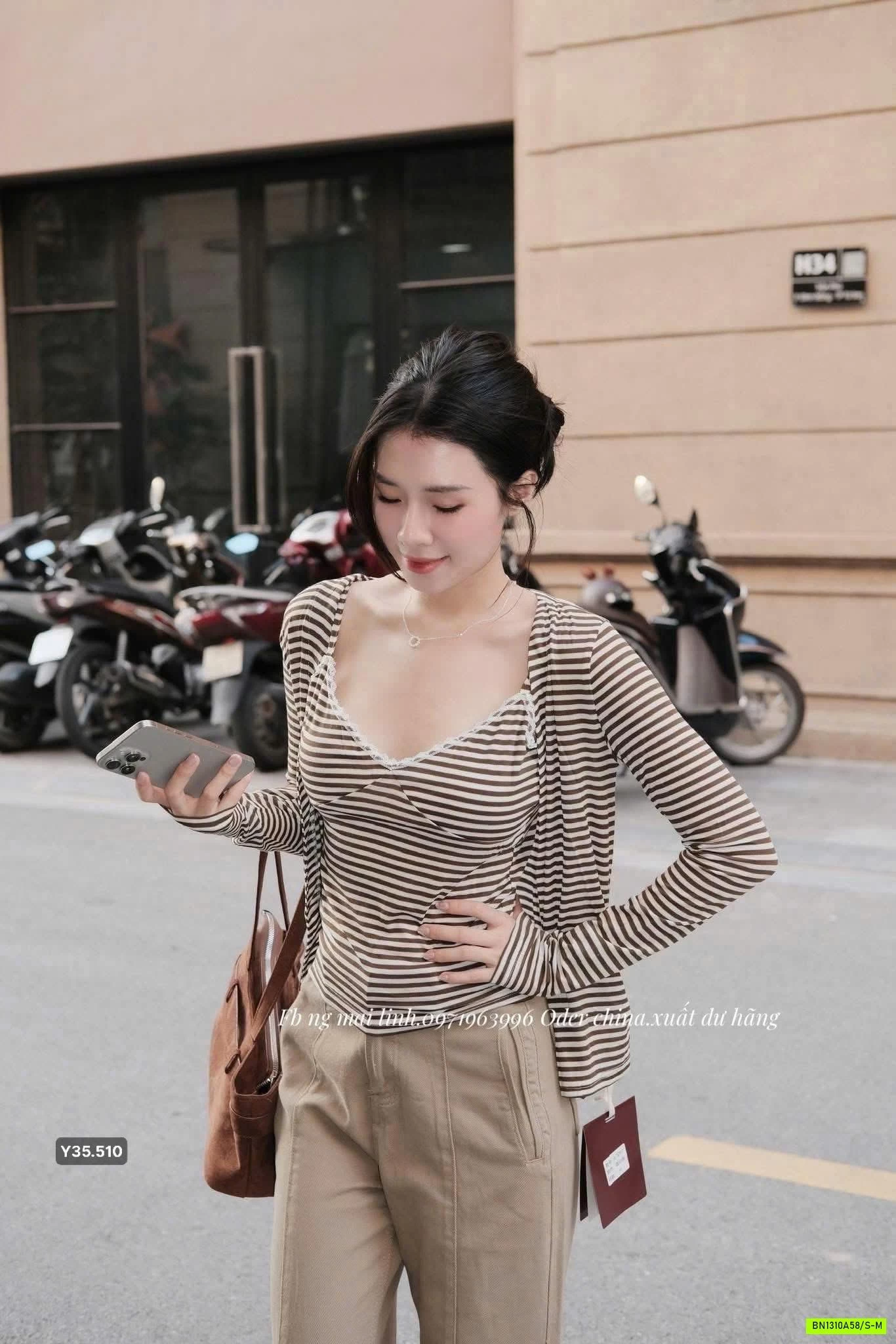 SÉT ÁO CARDIGAN + 2 DÂY WGWE7097