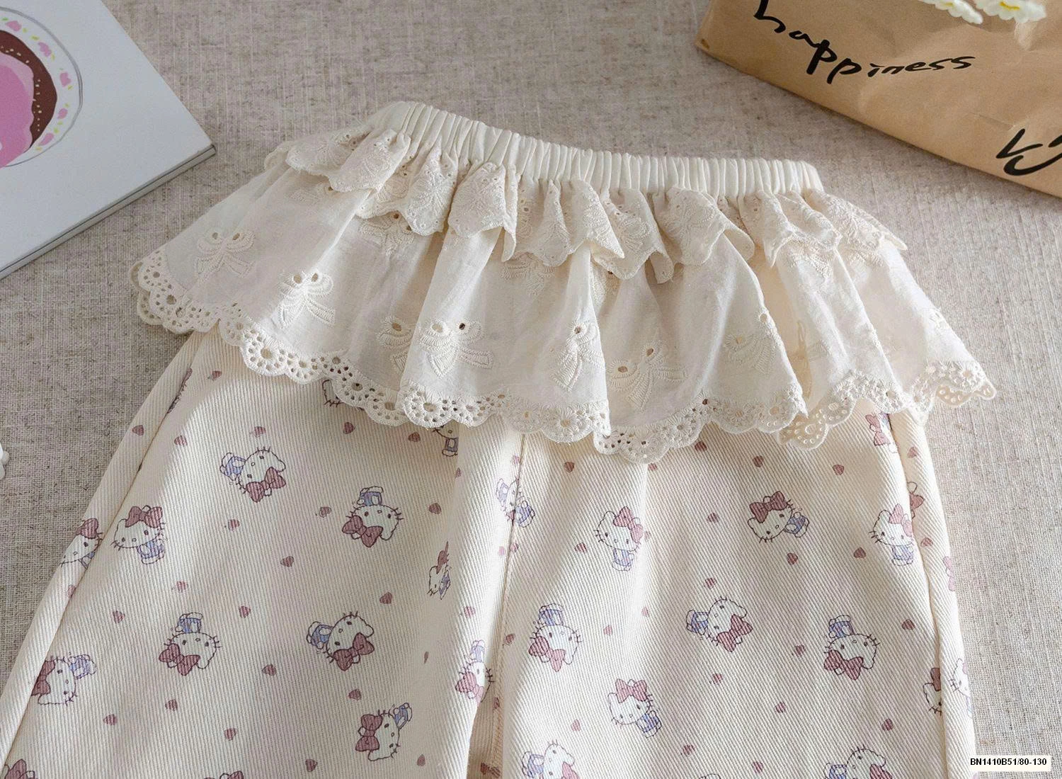 QUẦN KITTY PHỐI REN