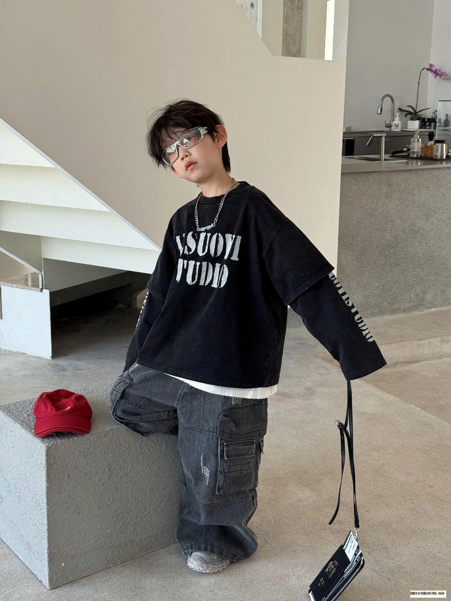 ÁO THUN CHỮ GIẢ 2 LỚP