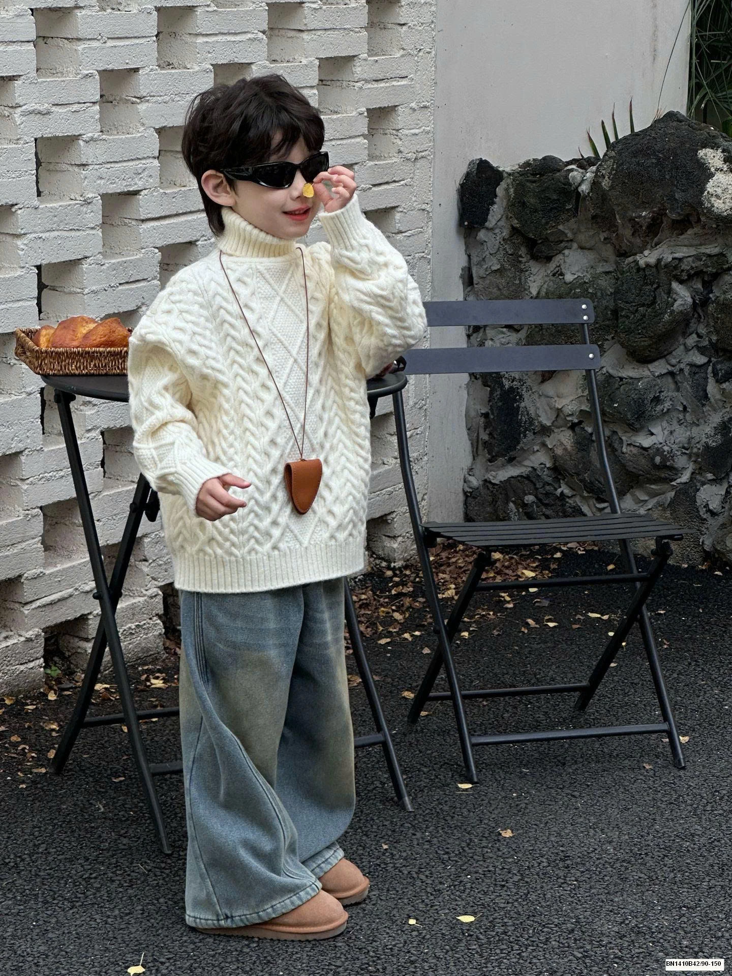 ÁO LEN CỔ CAO VẶN THỪNG TAIRU