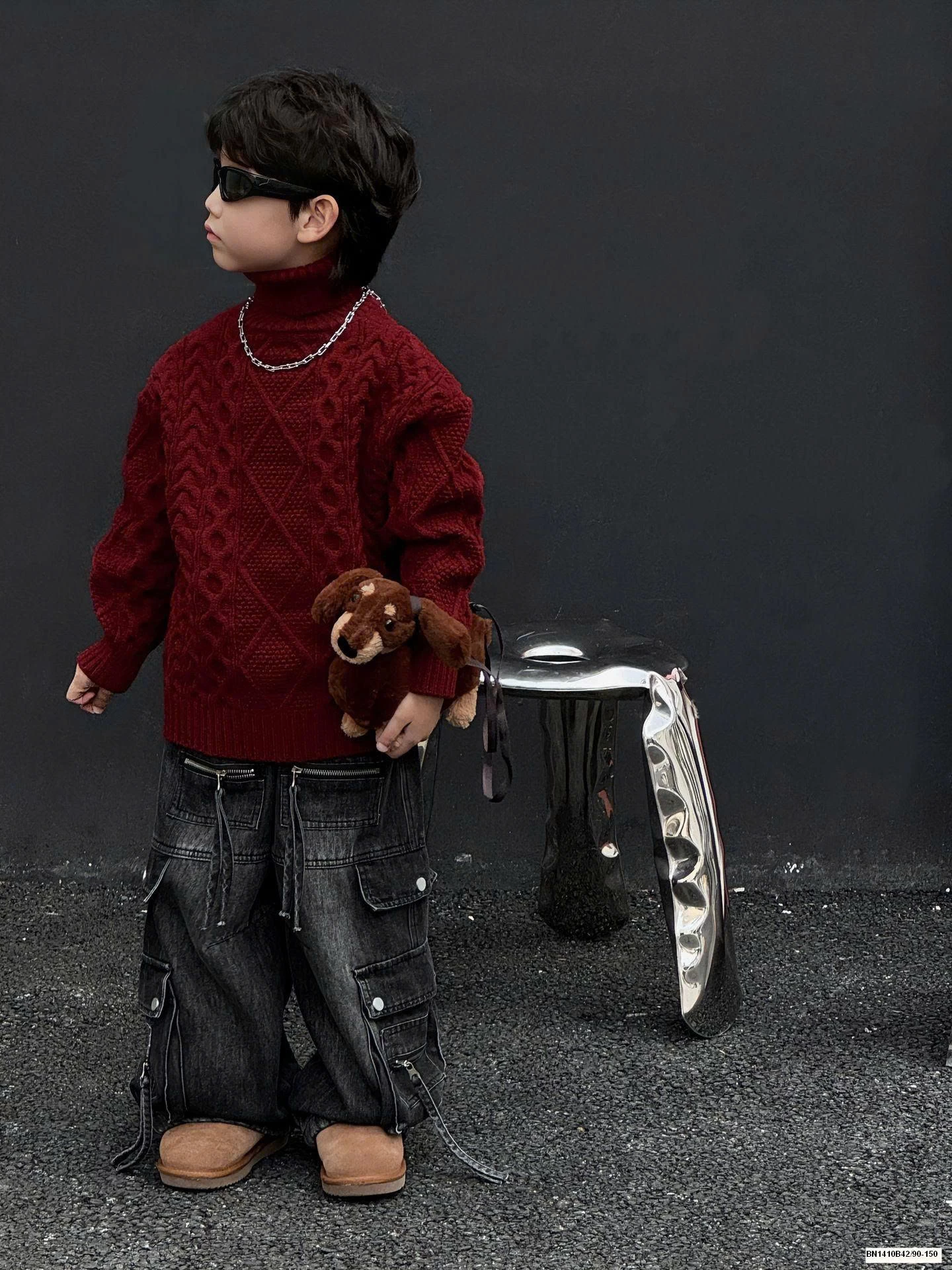 ÁO LEN CỔ CAO VẶN THỪNG TAIRU