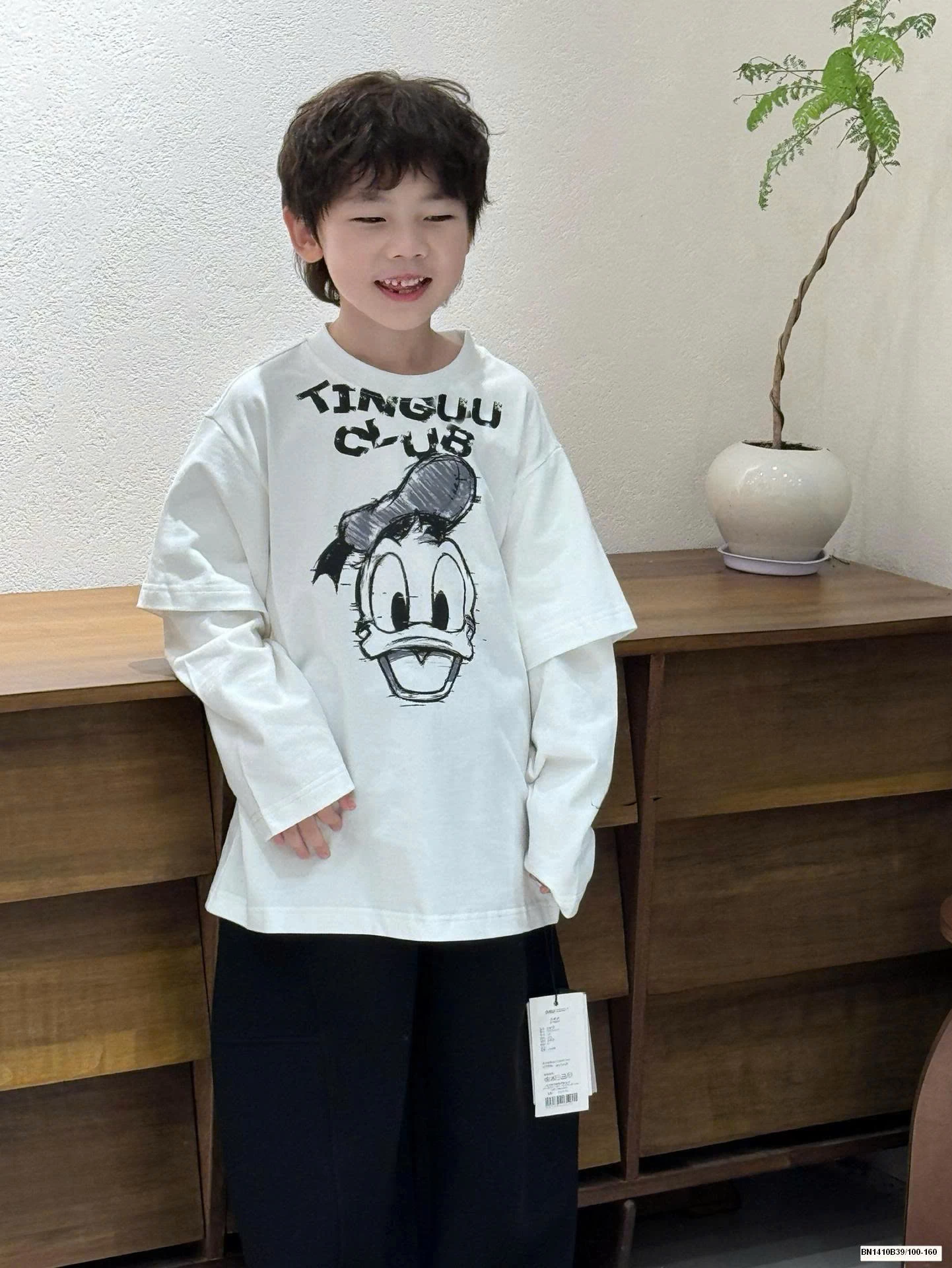 ÁO THUN VỊT DONAL GIẢ 2 LỚP