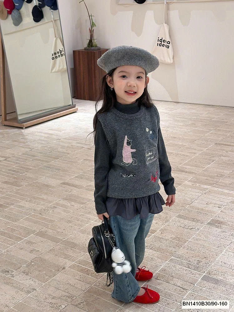 ÁO GILE LEN HỌA TIẾT AMBB 25G093