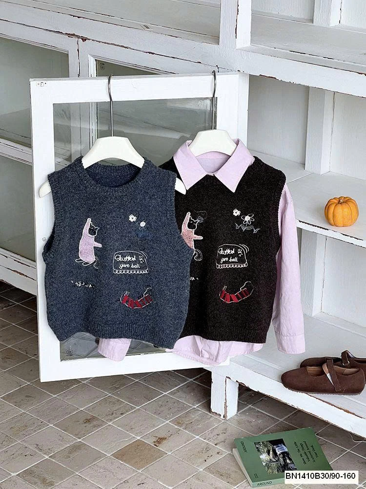 ÁO GILE LEN HỌA TIẾT AMBB 25G093