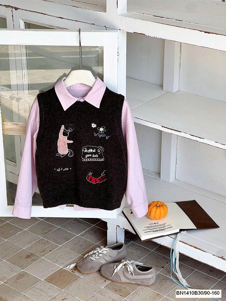 ÁO GILE LEN HỌA TIẾT AMBB 25G093