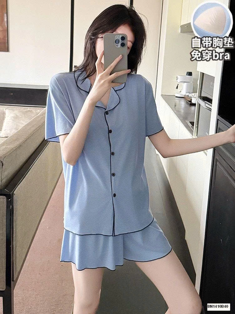 BỘ NGỦ COTTON CỘC TAY