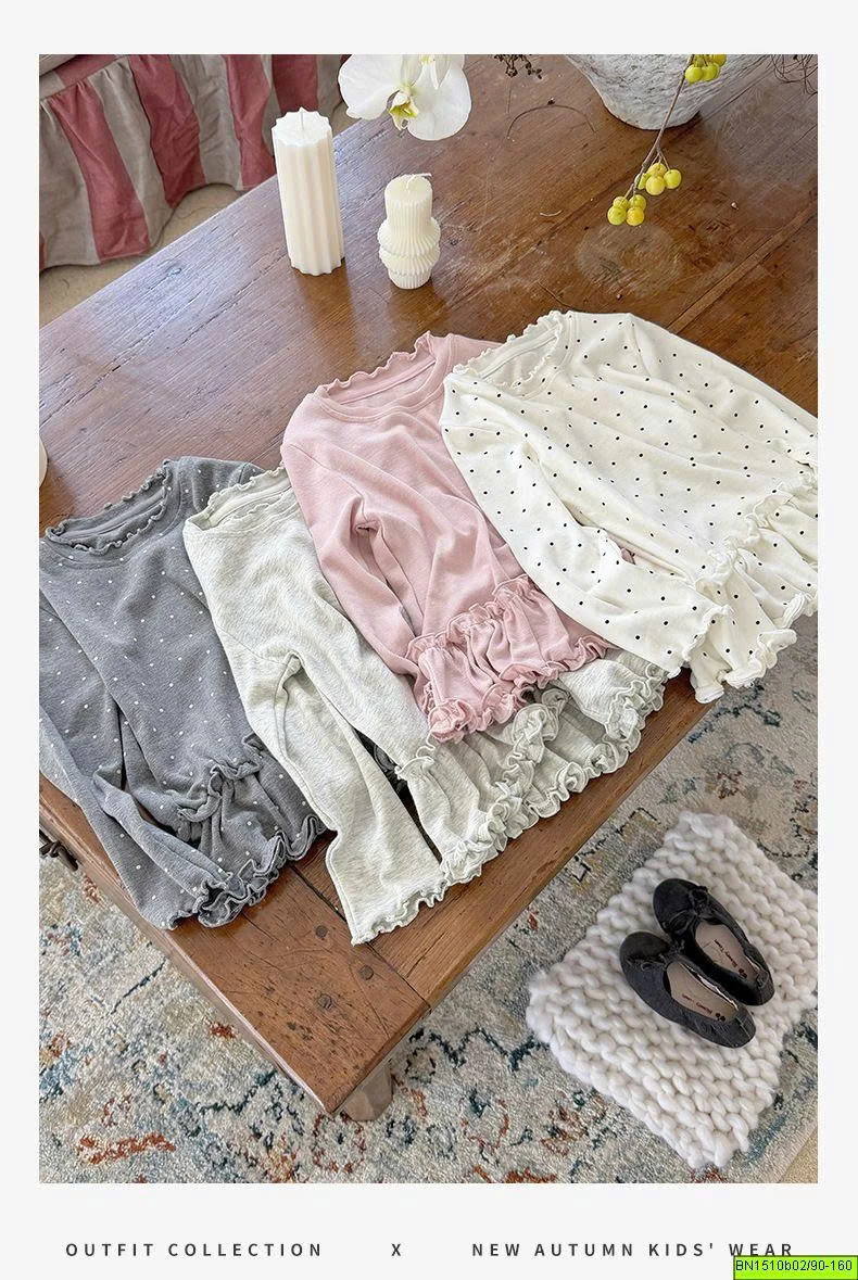 ÁO THUN COTTON PHỐI BÈO