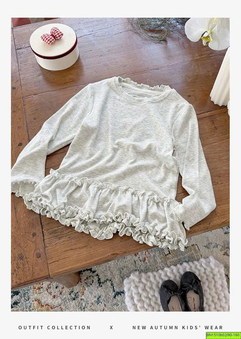ÁO THUN COTTON PHỐI BÈO