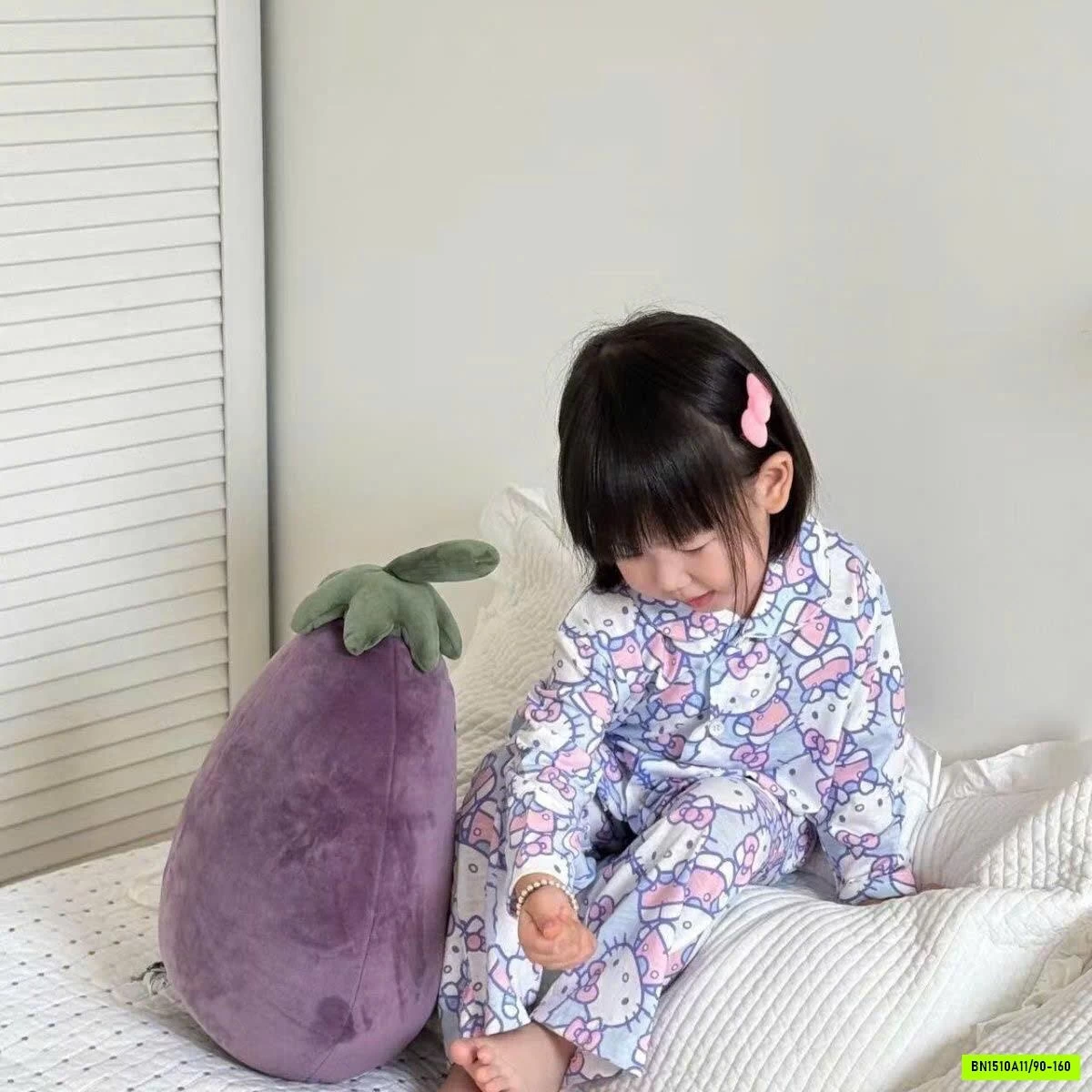 BỘ PIJAMA MẶC NHÀ DÀI TAY CHO BÉ GÁI