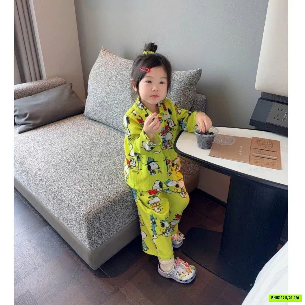 BỘ PIJAMA MẶC NHÀ DÀI TAY CHO BÉ GÁI