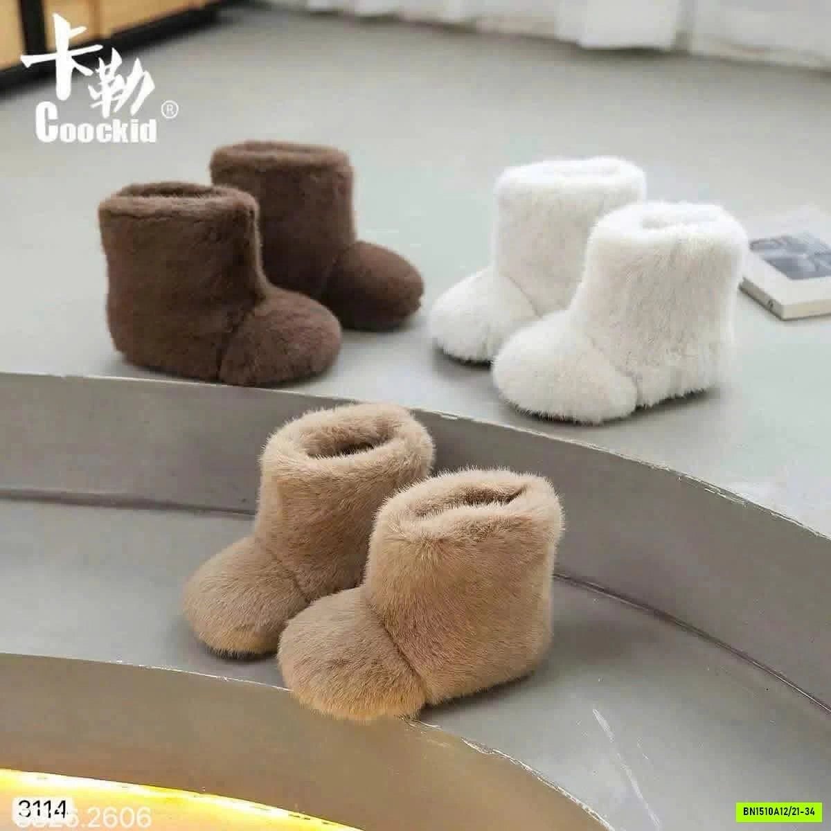BOOT LÔNG THỎ CỔ THẤP