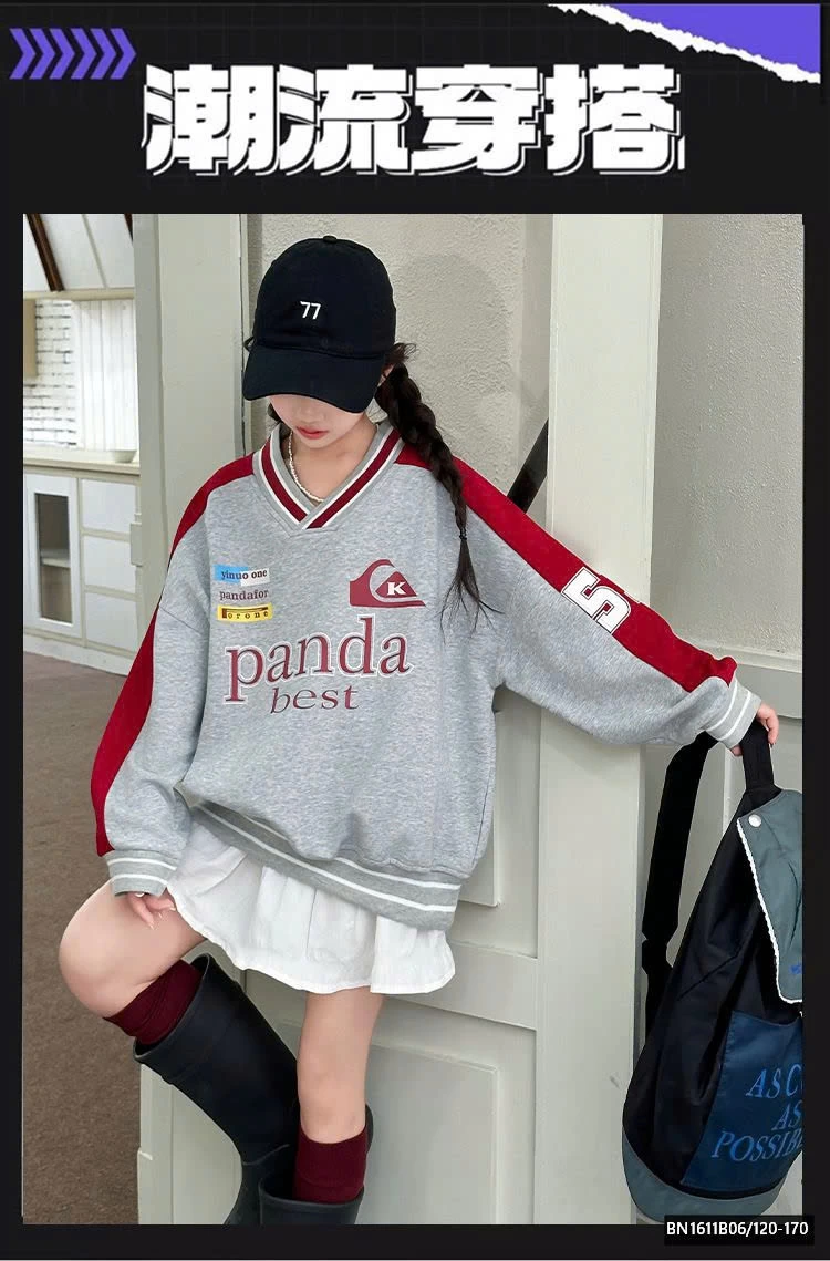 ÁO NỈ THỂ THAO PANDA SZ ĐẠI