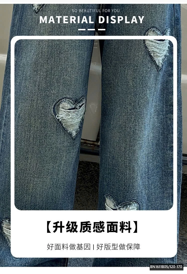 QUẦN JEAN RÁCH TRÁI TIM
