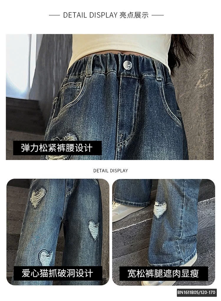 QUẦN JEAN RÁCH TRÁI TIM