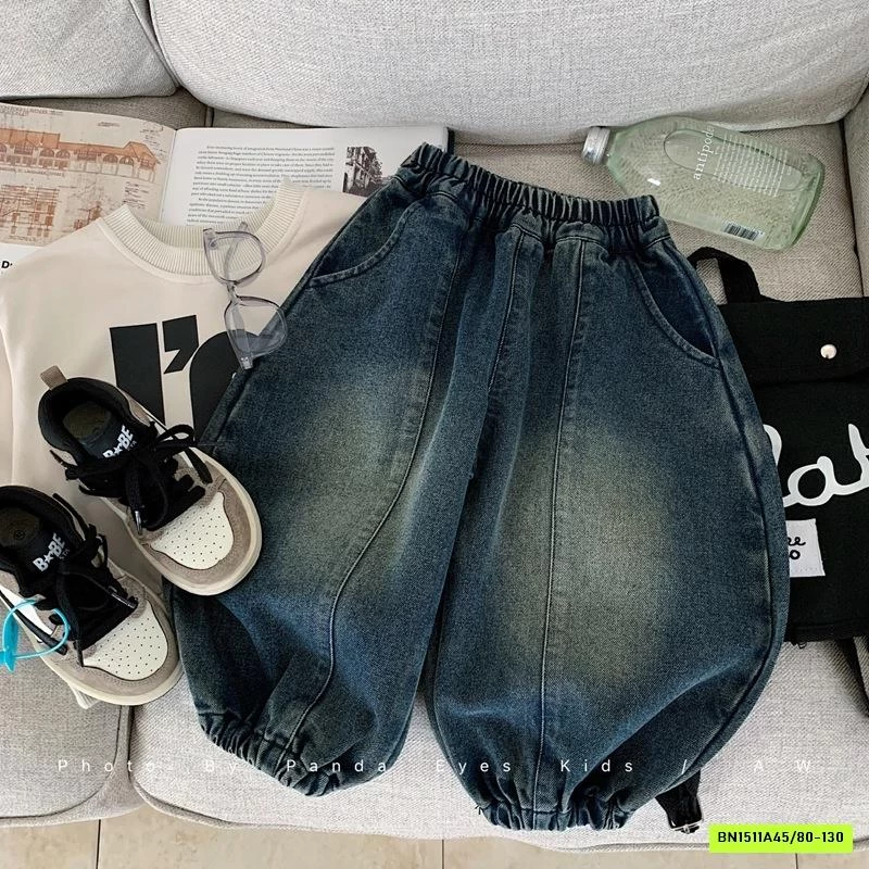 JEANS BÍ BẠC GỐI GÂN TRƯỚC