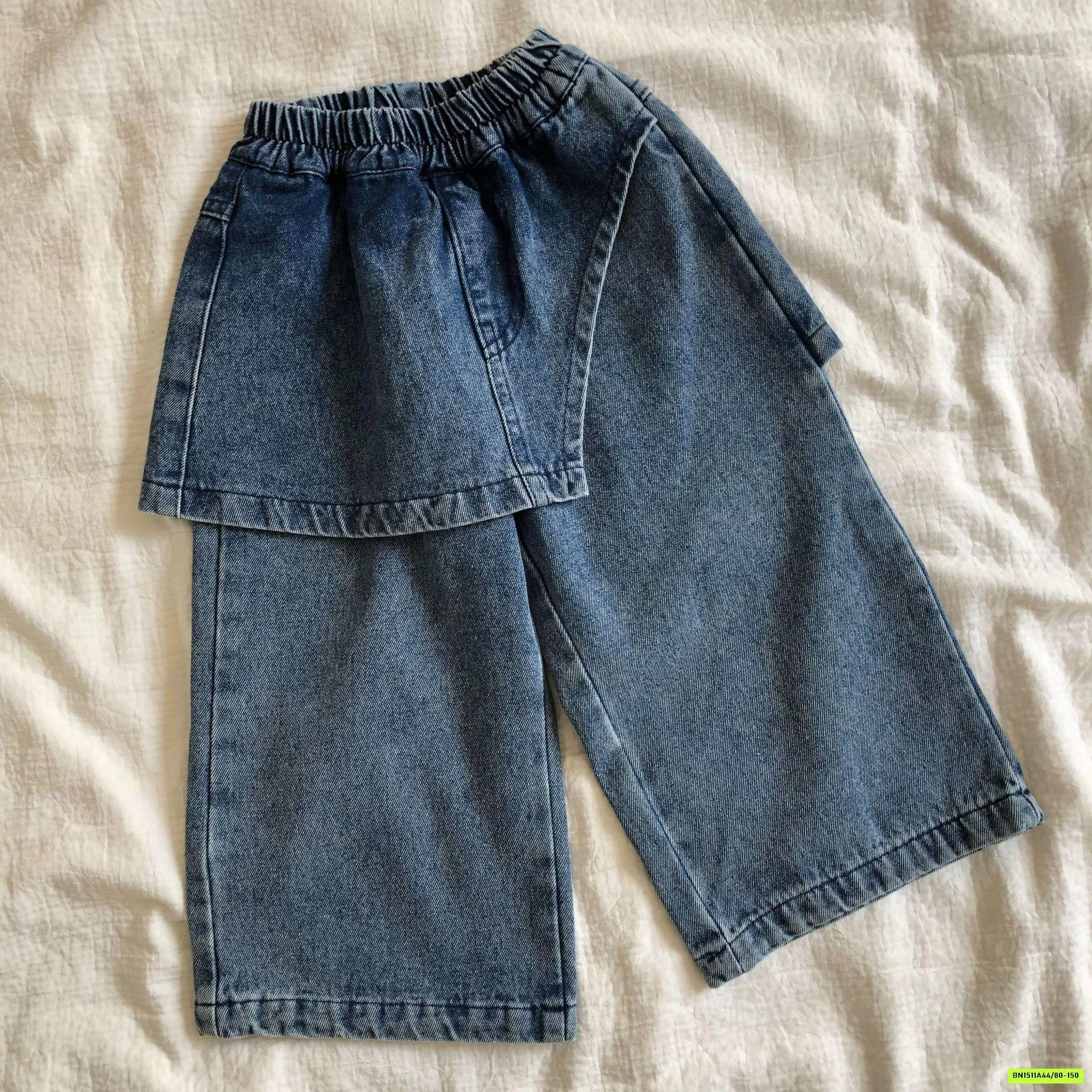 JEANS SUÔNG LIỀN CHOÀNG GIẢ VÁY