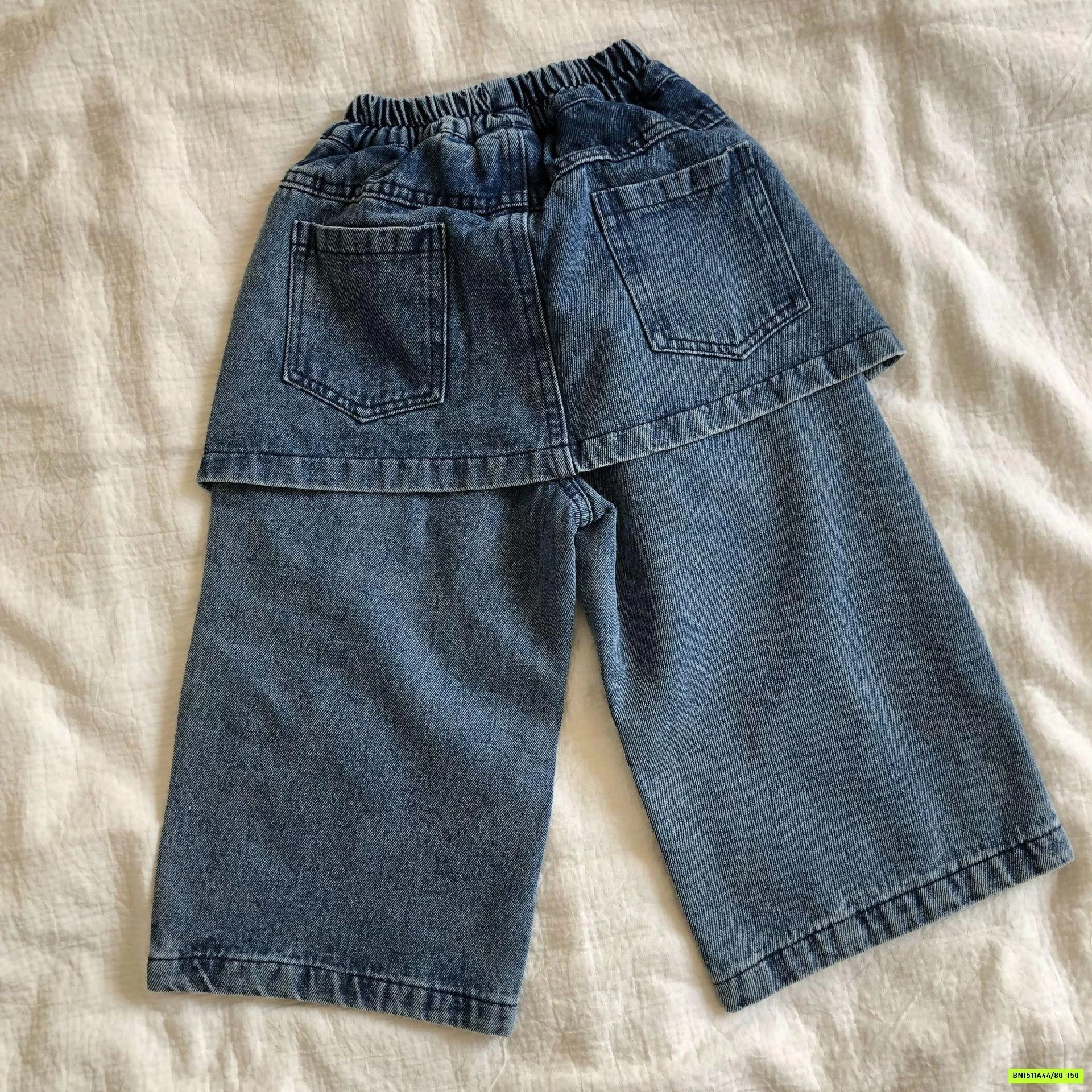 JEANS SUÔNG LIỀN CHOÀNG GIẢ VÁY