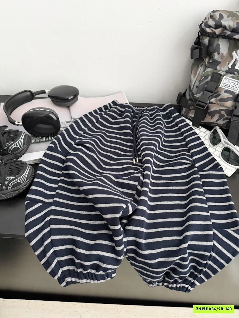 QUẦN NỈ BOM KẺ NGANG