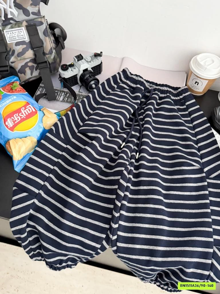 QUẦN NỈ BOM KẺ NGANG