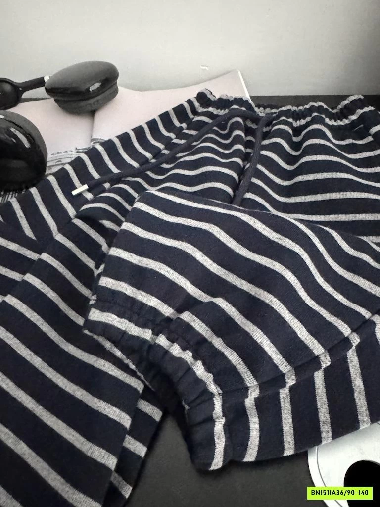 QUẦN NỈ BOM KẺ NGANG