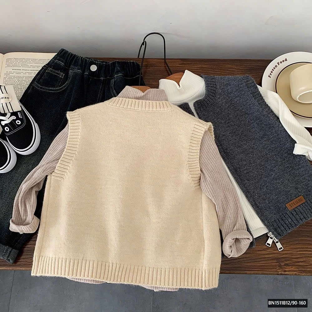 ÁO GILE LEN KÉO KHÓA