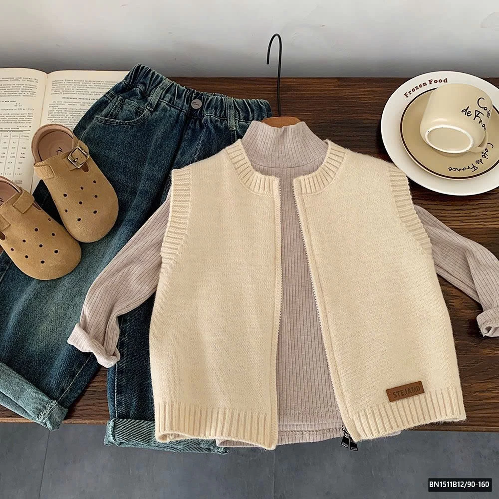 ÁO GILE LEN KÉO KHÓA