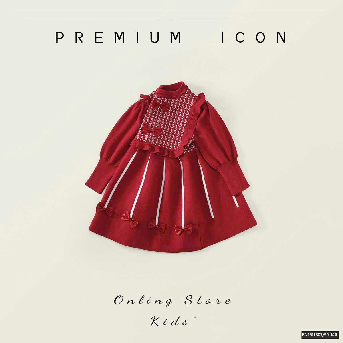 ĐẦM LEN ĐỎ  PREMIUM