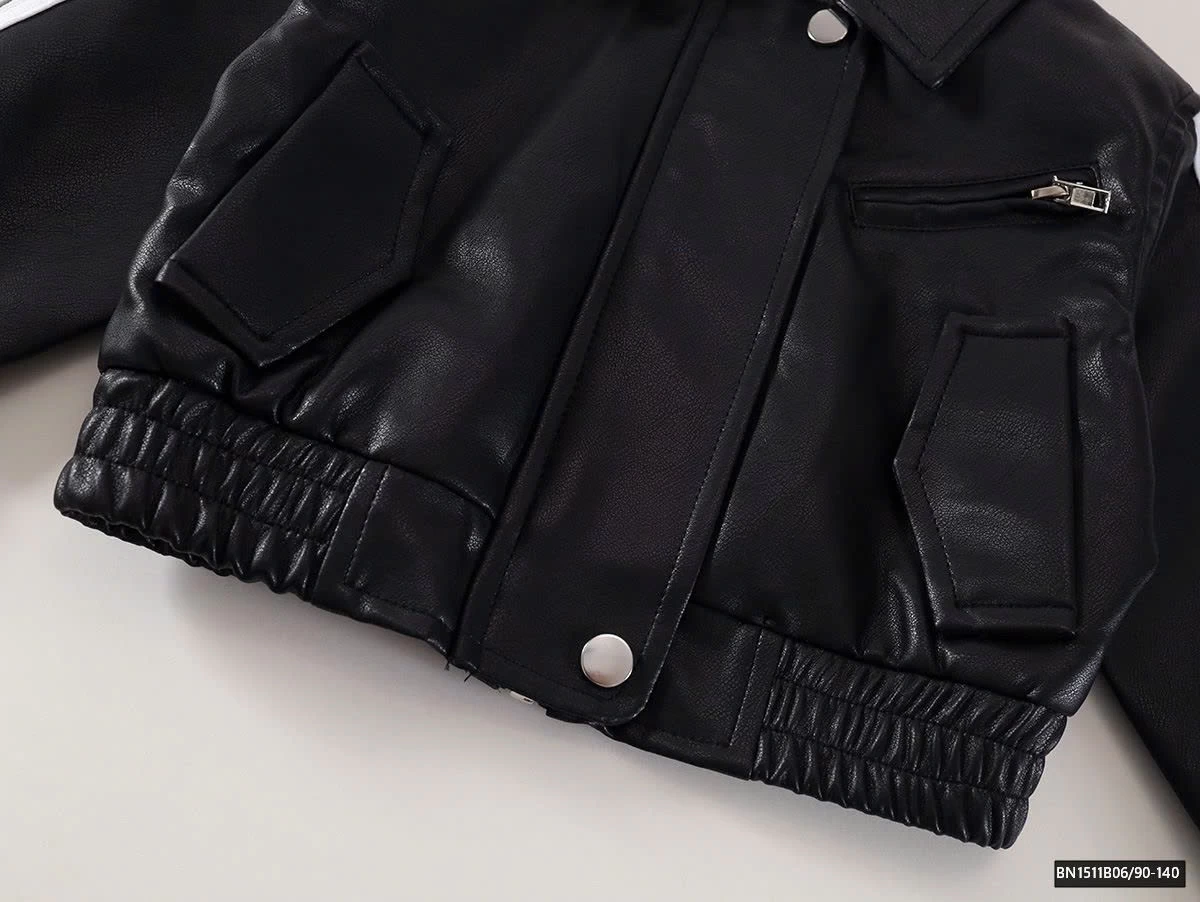 ÁO KHOÁC DA TAY KẺ PREMIUM