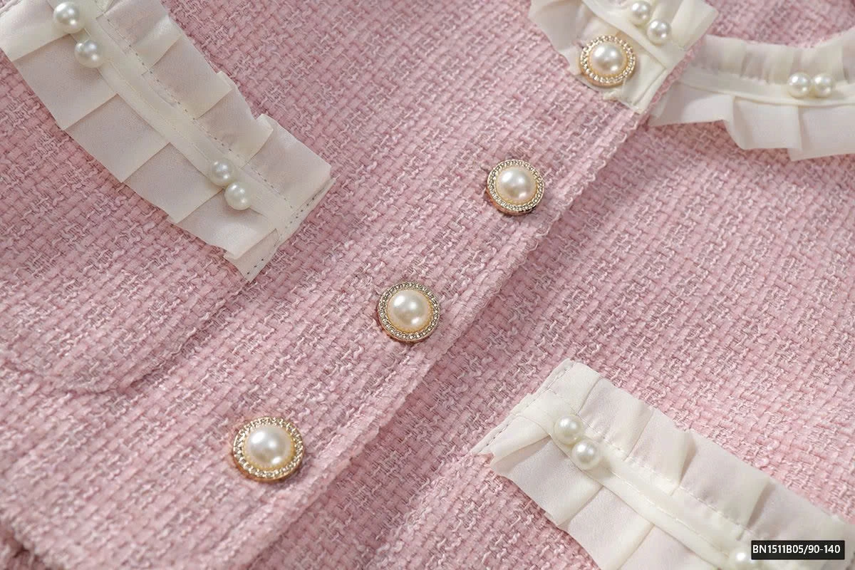 SÉT DẠ HỒNG PHỐI REN